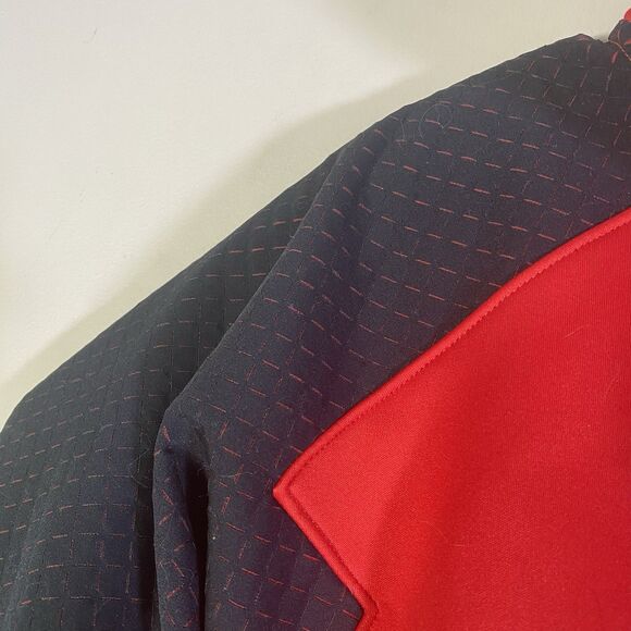 KOBE BRYANT Nike Track Style Jacket Mens XL 406054-611 Red Black Full Zip FLAW - Picture 6 of 16